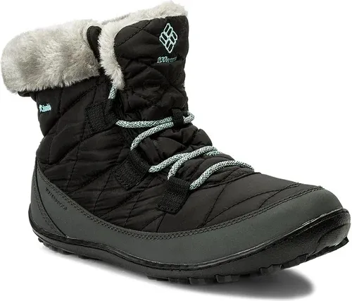 Snehule COLUMBIA - Youth Minx Shorty Omni-Heat Waterproof BY1334 Black/Sparay 010 Snehule COLUMBIA - Youth Minx Shorty Omni-Heat Waterproof BY1334 Black/Sparay 010
