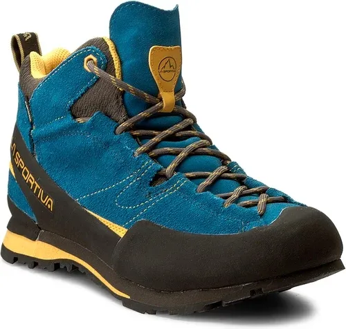 Trekingová obuv La Sportiva - Boulder X Mid Gtx GORE-TEX 17EBY Blue/Yellow