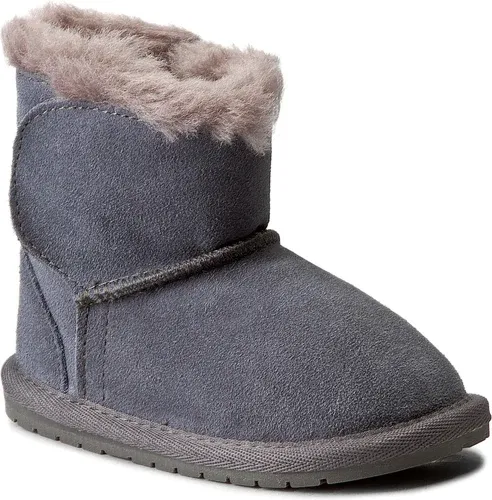 Topánky EMU Australia - Toddle B10737 Charcoal/Anthracite Topánky EMU Australia - Toddle B10737 Charcoal/Anthracite