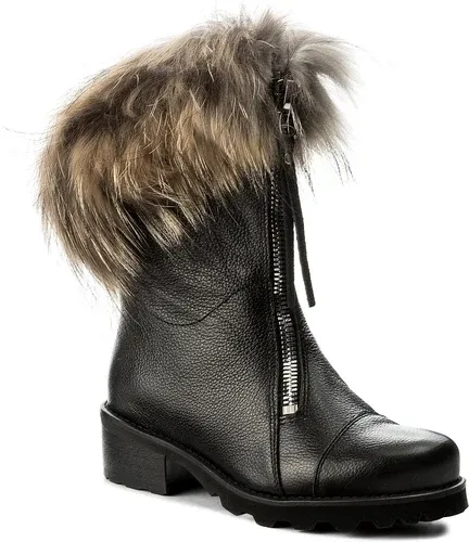 Členková obuv R.POLAŃSKI - 0891/K Czarny Lico