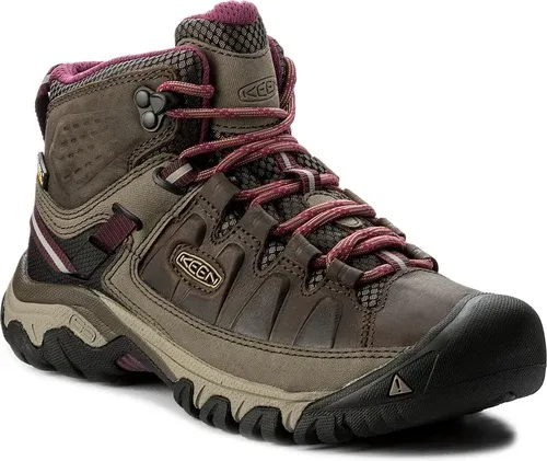 Trekingová obuv Keen - Targhee III Mid Wp 1018178 Weiss/Boysenberry