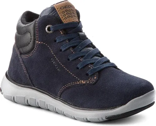 Šnurovacia obuv Geox - J Xunday B. A J843NA 022BC C0045 S Navy/Black