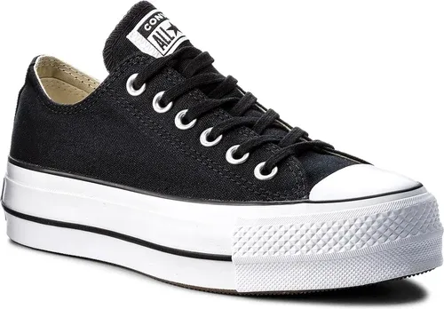 Tramky CONVERSE - Ctas Lift Ox 560250C Black/White/White