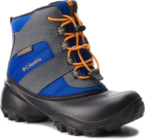 Snehule Columbia - Childrens Rope Tow III Waterproof BC1322 Azul/Orange Blast 437