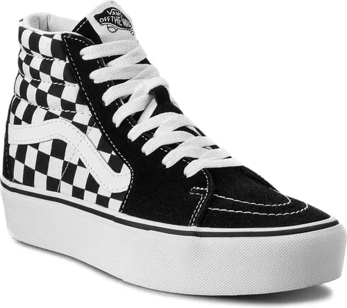 Sneakersy Vans - Sk8-Hi Platform 2 VN0A3TKNQXH Checkboard/True White