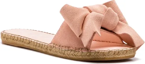 Espadrilky MANEBI - Sandals With Bow W 1.4 J0 Pastel Rose Suede