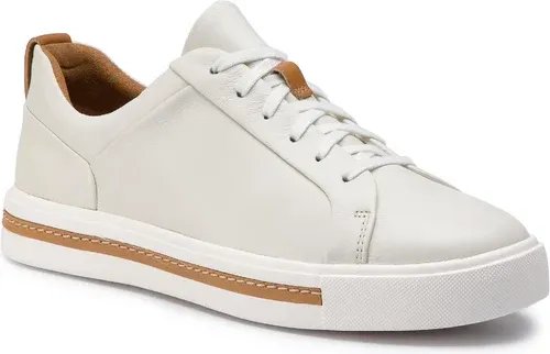 Sneakersy CLARKS - Un Maui Lace 261401684 White Leather