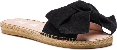 Espadrilky MANEBI - Sandals With Bow K 1.0 J0 Black Suede