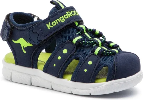 Sandále KANGAROOS - K-Mini 02035 000 4054 Dk Navy/Lime