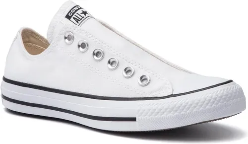 Plátenky Converse - Ctas Slip 164301C White/Black/White