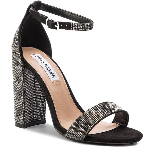 Sandále STEVE MADDEN - Carrson-R M11000371-02003-00G Black Crystal