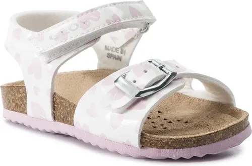 Sandále Geox - B Sand.Chalki G. A B922RA 000HH C0406 M White/Pink
