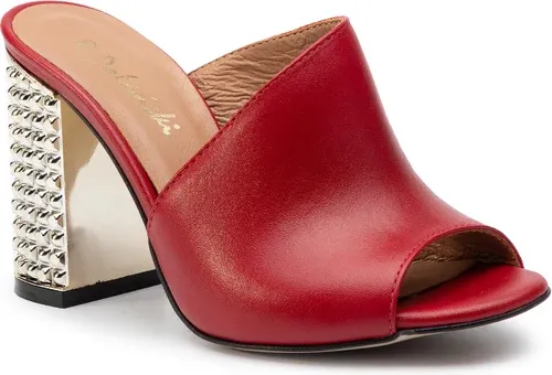 Šľapky R.POLAŃSKI - 0936 Czerwony Lico