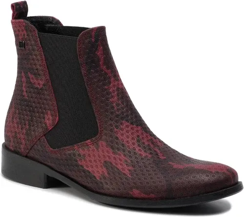 Kotníková obuv s elastickým prvkom MACCIONI - 592.281.131 Czerwony