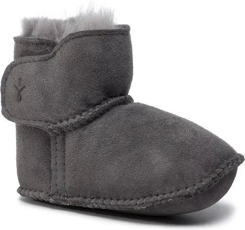 Topánky Emu Australia - Baby Bootie B10310 Charcoal