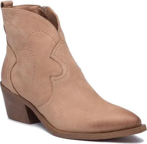 Členková obuv R.POLAŃSKI - 1024 Camel Nubuk