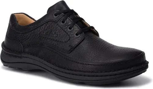 Poltopánky Clarks - Nature Three 203390087 Black Leather