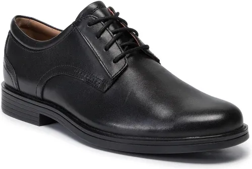 Poltopánky Clarks - Un Aldric Lace 261326777 Black Leather