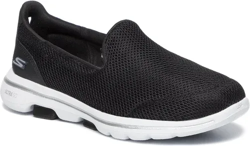 Poltopánky SKECHERS - Go Walk 5 15901/BKW Black/White