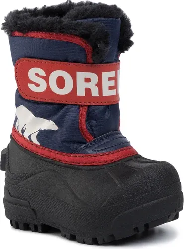 Snehule SOREL - Toddler Snow Commander NV1960 Nocturnal/Sail Red 591