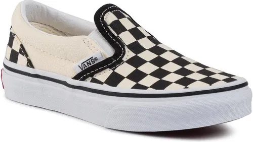 Tenisky Vans - Classic Slip-On VN000ZBUEO11 (Checkerboard) Black/Wht