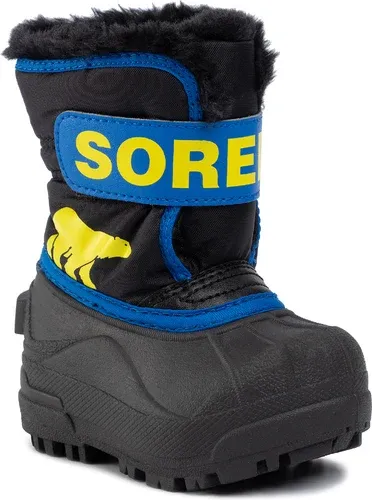 Snehule Sorel - Toddler Snow Commander NV1960 Black/Super Blue 011