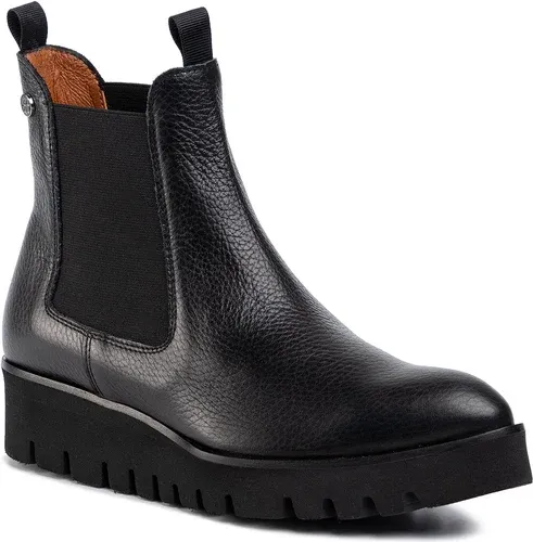 Členková obuv s elastickým prvkom Solo Femme - 38801-12-I91/000-13-00 Čierna