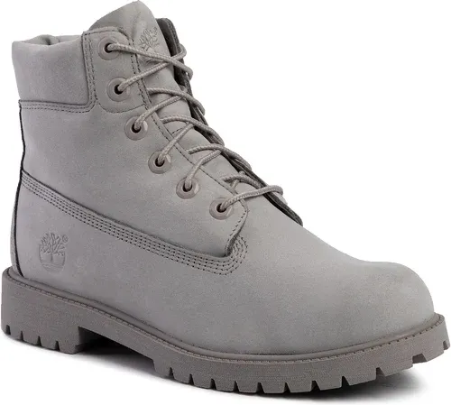 Outdoorová obuv TIMBERLAND - Premium 6 In Waterproof Boot TB0A172F0651 Medium Grey Nubuck