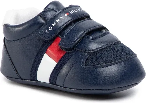 Sneakersy Tommy Hilfiger - Velcro Shoe T0B4-30191-0271 Blue/White X007