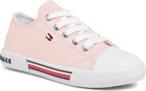 Tramky TOMMY HILFIGER - Low Cut Lace-Up Sneaker T3A4-30605-0890 M Pink 302