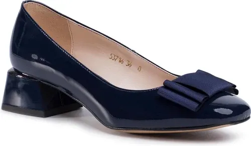 Poltopánky SAGAN - 3716 Granatowy Lakier