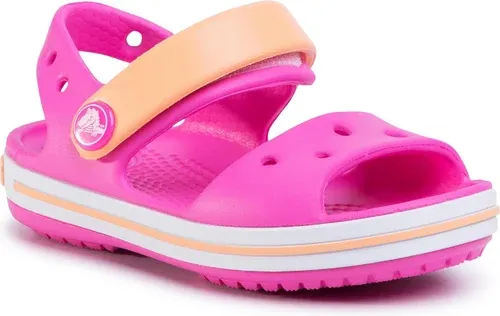 Sandále CROCS - Crocband Sandal Kids 12856 Electric Pink/Cantaloupe