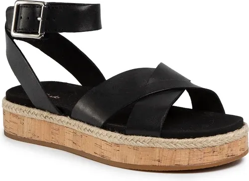 Espadrilky CLARKS - Botanic Poppy 261504384 Black