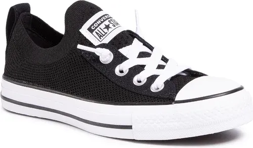 Plátenky Converse - Ctas Shoreline Knit Slip 565489C Black/White/Black