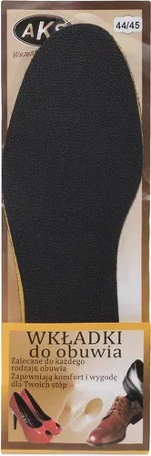 Kožené vložky AKS - 00 r.44/45 Čierna