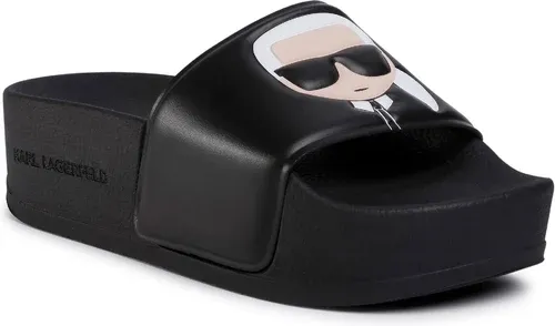 Šľapky KARL LAGERFELD - KL80805 Black Rubber