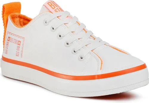 Tenisky BIG STAR - GG274084 White/Orange