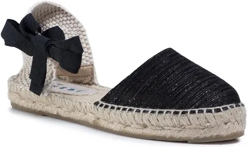 Espadrilky MANEBI - Flat Valenciana G 0.1 P0 Sparkling Black