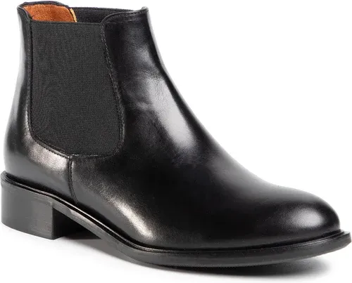 Členková obuv s elastickým prvkom Solo Femme - 33940-04-C57/000-13-00 Čierna