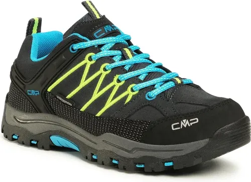 Trekingová obuv CMP - Rigel Low Trekking Shoes Wp 3Q13244J Antracite/Yellow Fluo 34UF Trekingová obuv CMP - Rigel Low Trekking Shoes Wp 3Q13244J Antracite/Yellow Fluo 34UF
