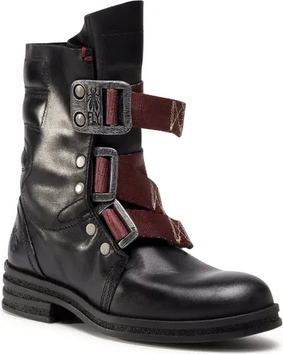 Členkové čižmy FLY LONDON - Kifffly P144682000 Rug Black