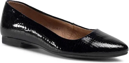 Baleríny MACIEJKA - 00873-46/00-5 Czarny Gad Lakier