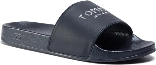 Šľapky TOMMY HILFIGER - Th Glitter Pool Slide FW0FW04982 Desert Sky DW5