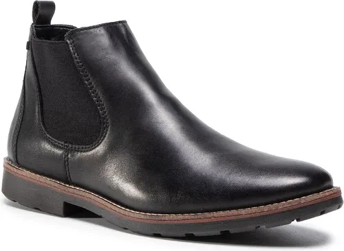 Členková obuv s elastickým prvkom Rieker - 35382-00 Schwarz