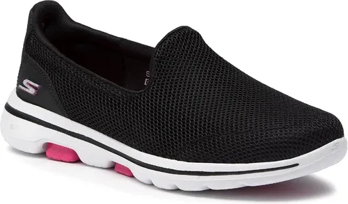 Poltopánky SKECHERS - Go Walk 5 15901/BKHP Black/Hot Pink