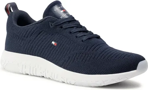 Sneakersy Tommy Hilfiger - Corporate Knit Rib Runner FM0FM02838 Desert Sky DW5