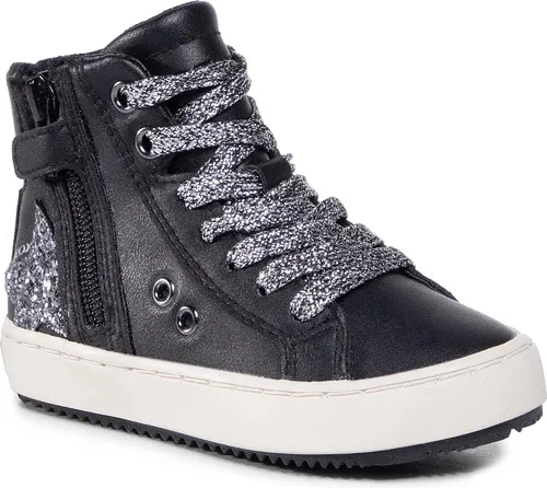 Sneakersy GEOX - J Kalispera G.A J044GA 000BC C9244 M Black/Dk Silver