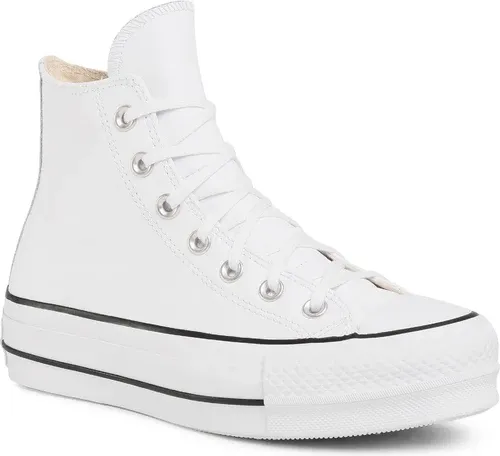 Tramky CONVERSE - Ctas Lift Clean Hi 561676C White/Black/White