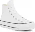 Tramky CONVERSE - Ctas Lift Clean Hi 561676C White/Black/White