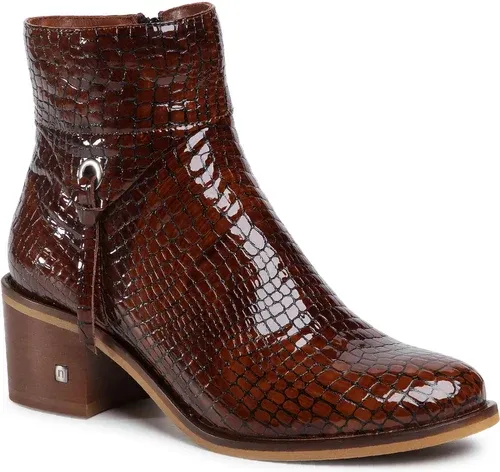 Členkové čižmy NESSI - 20772 Koniak Mh